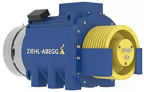 Máy kéo không hộp số Ziehl-Abegg ZAtop SM200